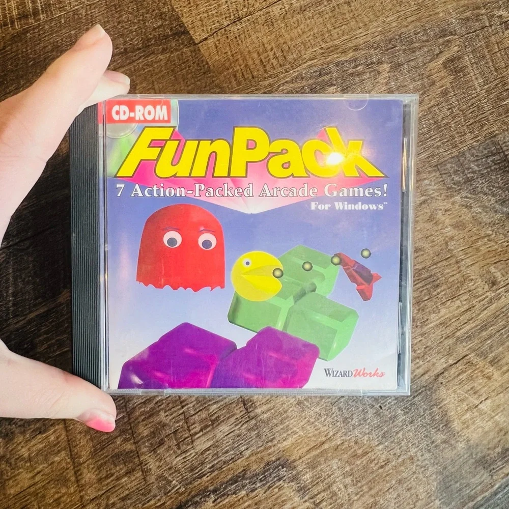 FunPack – 7 Action-Packed Arcade Games! (1993, WizardWorks CD-ROM for Windows)